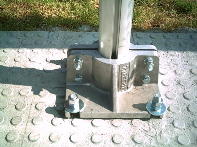 Seales de Aluminio |  Soportes,abrazaderas y placas de anclaje 