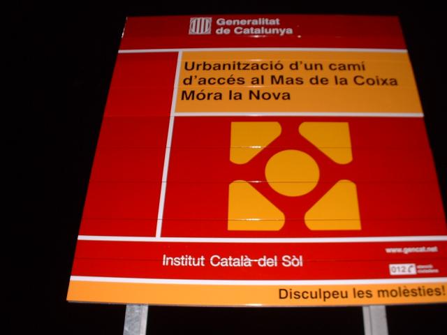 Seales de Circulacin |  Carteles Anunciadores de Obras 