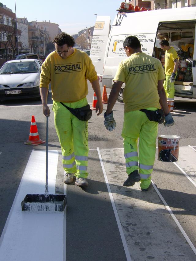Sealizacin Horizontal |  Aplicacin de marcas viales 